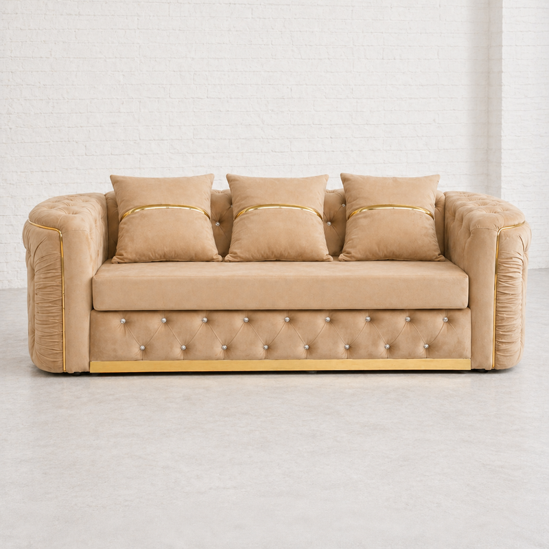 Luxurious Ambassador Chesterfield 3 Seater Sofa Premium Ambassador Couch Settee