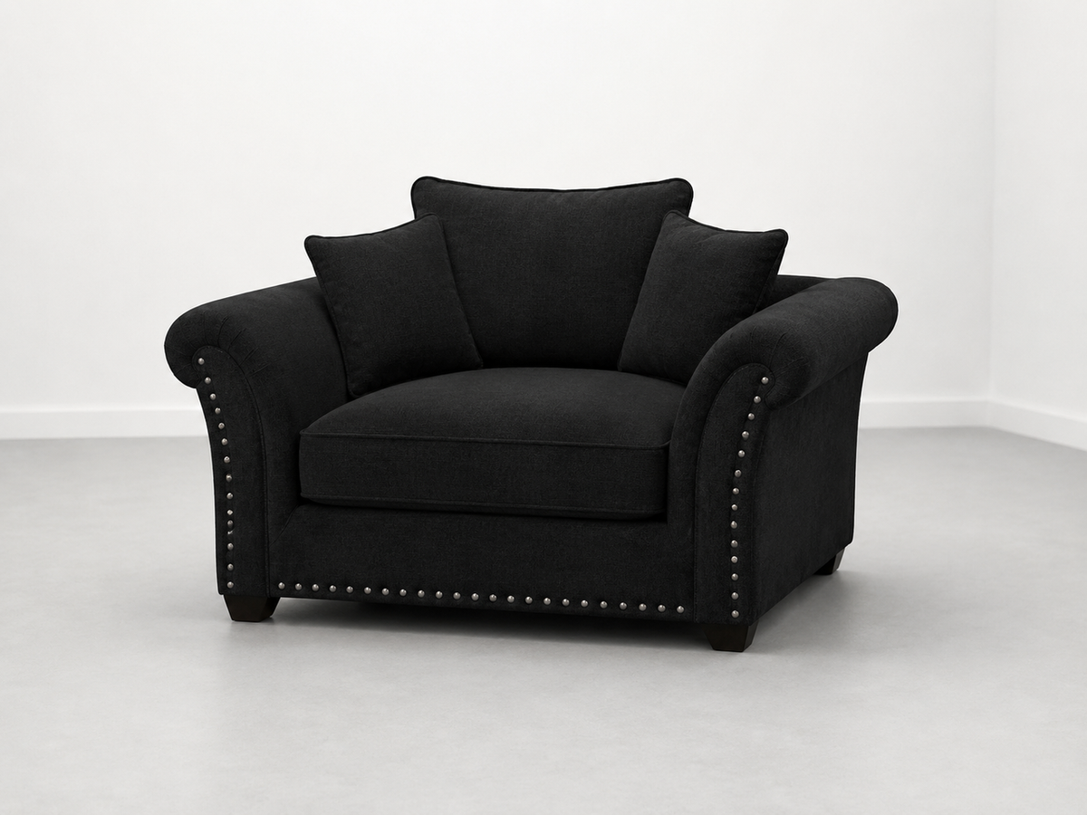 Harrison 1-Seater Velvet Sofa | Modern Fabric Couch